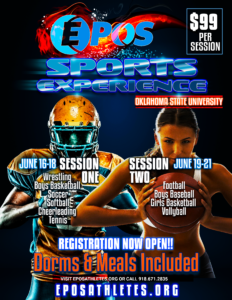Epos 2025 Camp registration flyer - Epos Athletes Experience