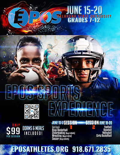 Epos 2025 Camp registration flyer - Epos Athletes Experience